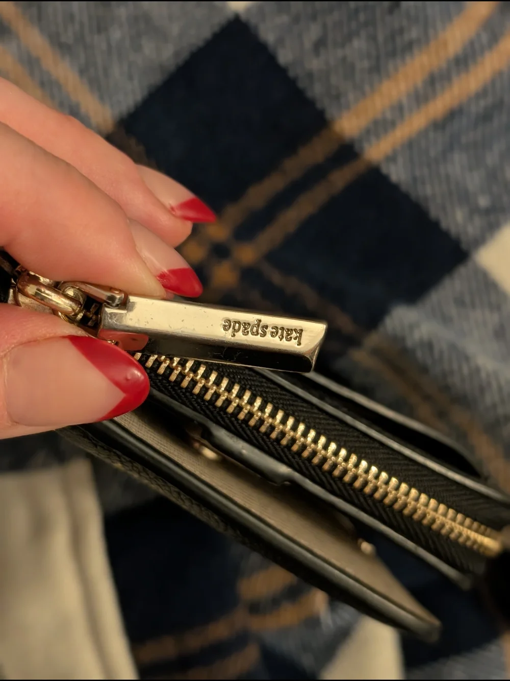 kate spade compact zip